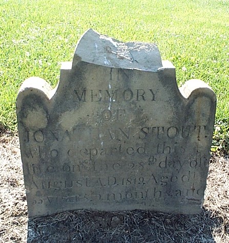 Jonathan Stout Headstone